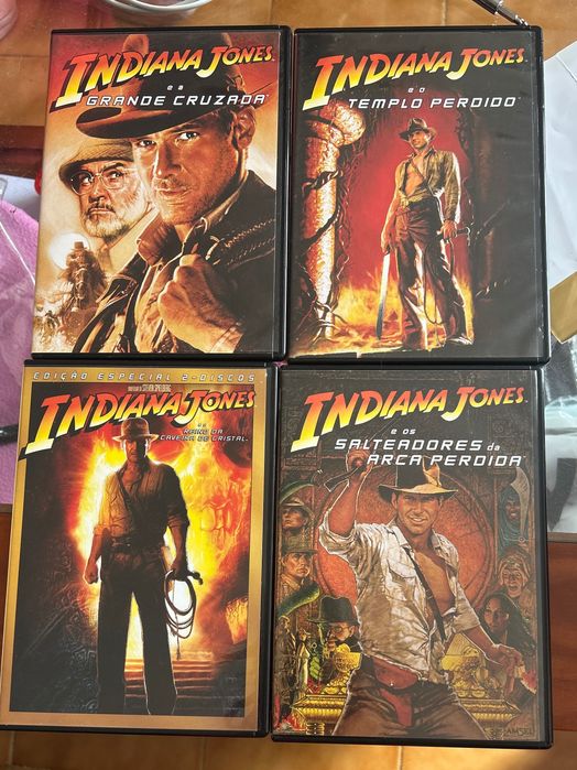 Coleção completa filmes indiana Jones DVD
