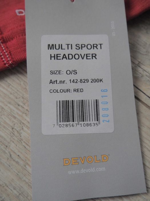 DEVOLD _całoroczny komin_100% wełna merynosów_headover_