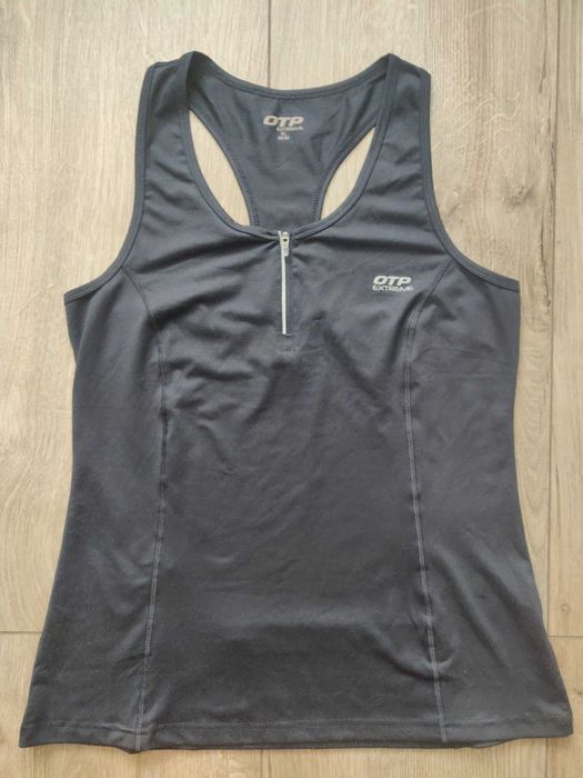 Женская футболка / майка для спорта XL р.48-50 темно- серая.