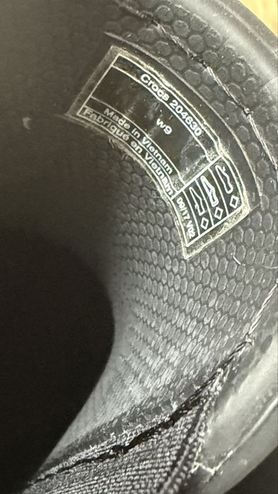 Crocs w9 гумові чоботи