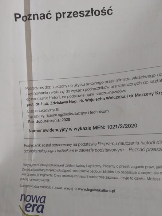 Poznać przeszłość 2 podręcznik WSiP