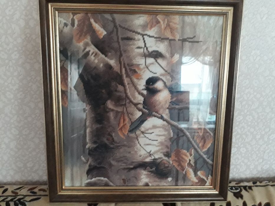 Вышивка крестиком, ручная работа