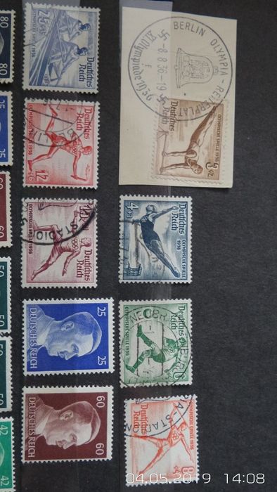 Zanaczki Olimpiada Niemcy 1936