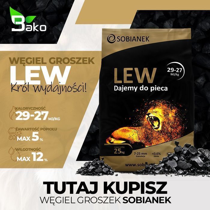 Groszek Sobianek Lew Premium Ogień Bako Lubelska 74a