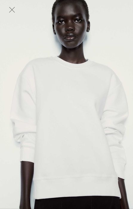 Світшот білий zara m