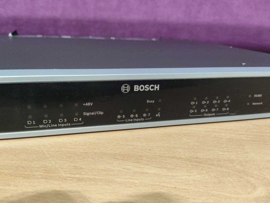 8-канальний матричний DSP-мікшер BOSCH PLM-8M8 (Система Plena Matrix)