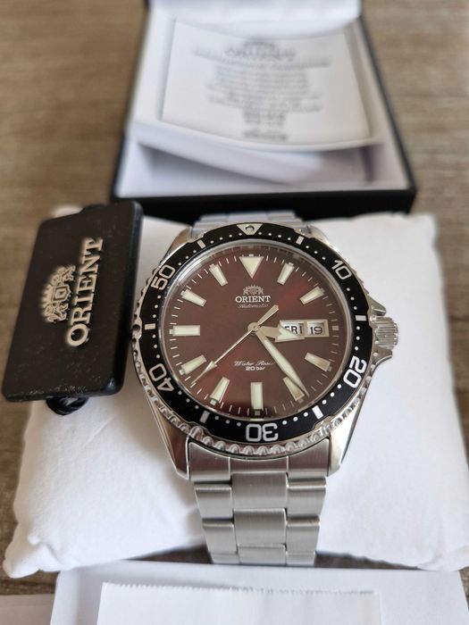 Zegarek męski automat Orient Diver Automatic RA-AA0003R39B czerwony