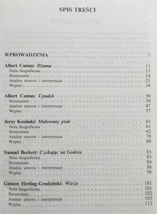 Oblicza samotności - wypisy, streszczenia, analizy i interpretacje...