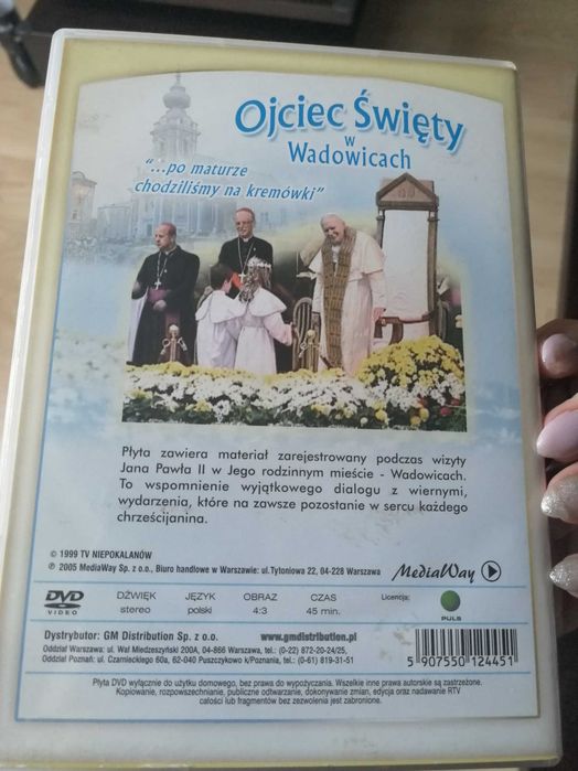 Ojciec święty w Wadowicach (DVD)