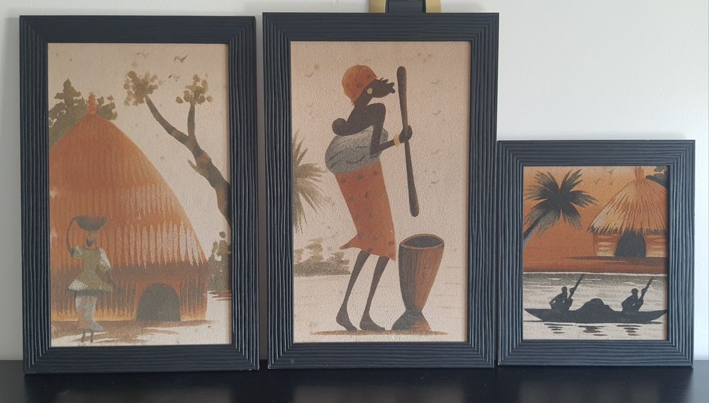 Quadro africano com areia64585227149699120