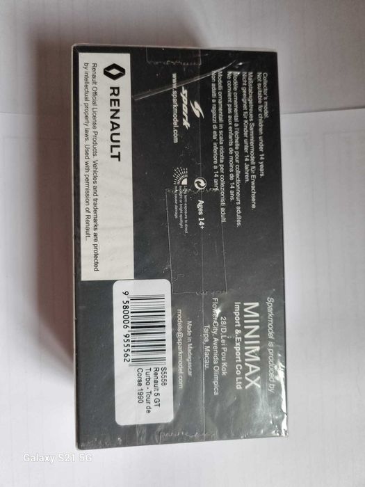 1:43 Spark Renault 5 GT Turbo - 1990 - Ragnolli/Thimonier
