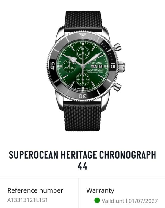 Nowy Breitling Superocean Heritage Chronograph 44mm 2025r.