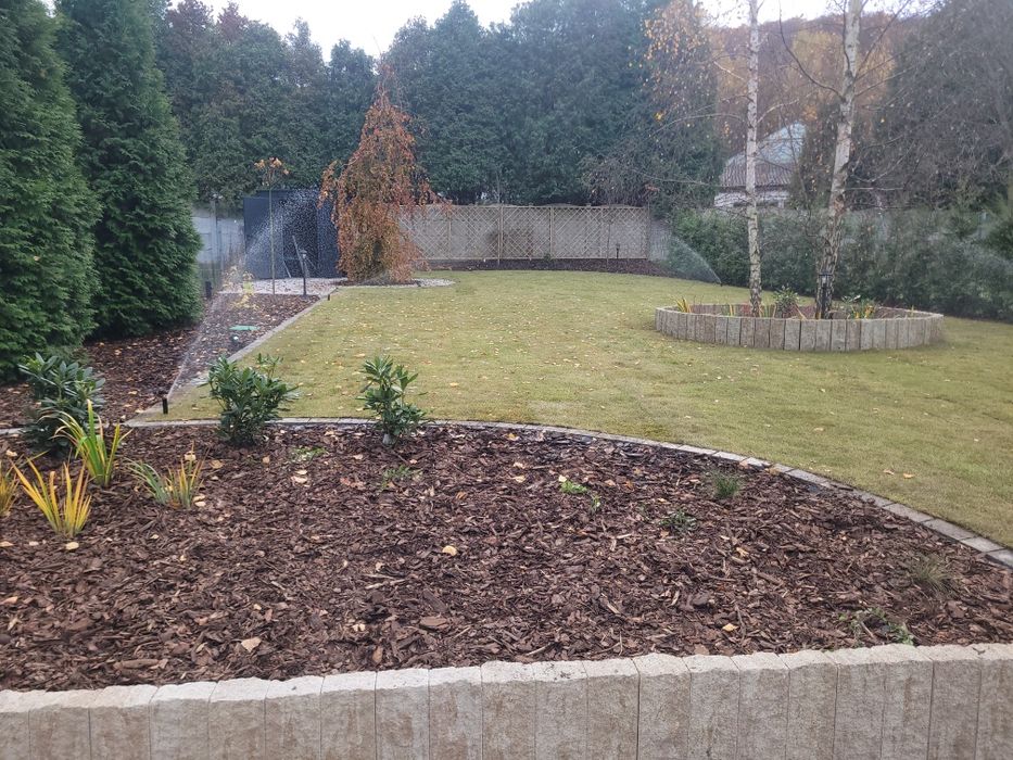 Projekty i Zakładanie ogrodów, systemy nawadniające, tarasy