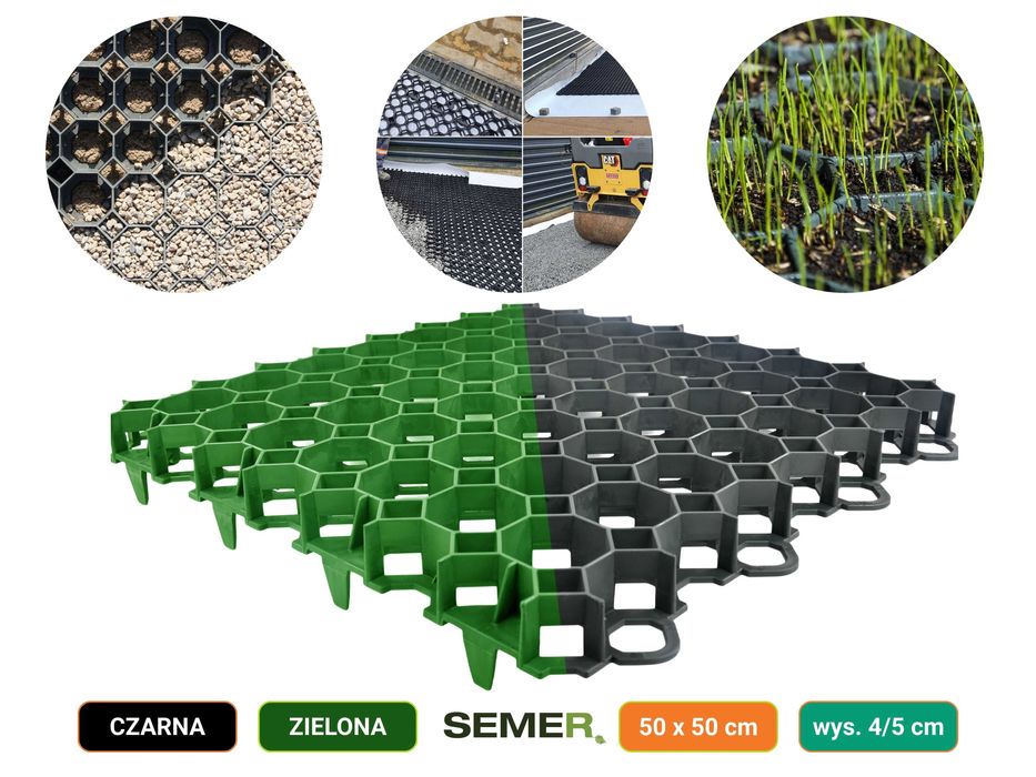 Kratka Parkingowa Trawnikowa Płyta Drogowa Ażurowa Geokrata EkoKratka