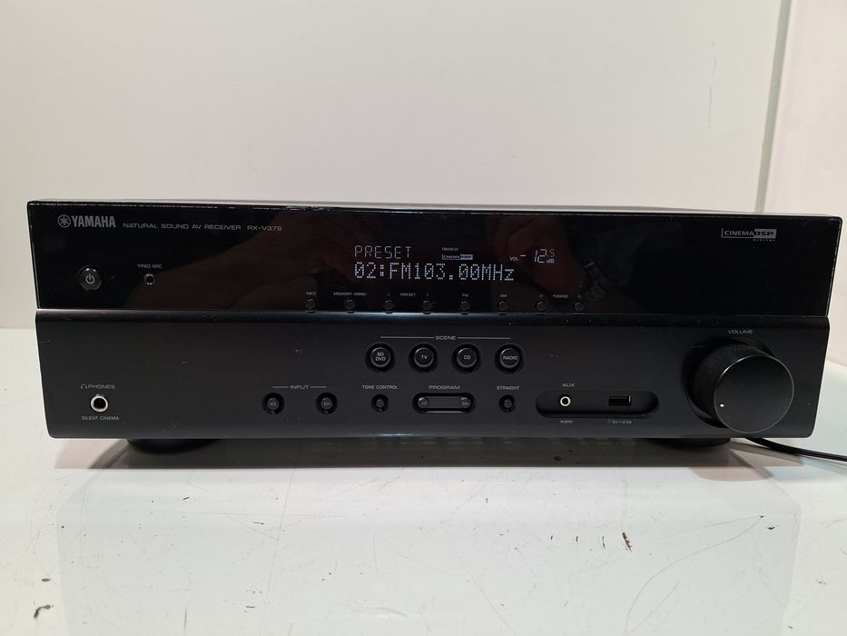 Amplituner Yamaha RX-V379 5.1 HDMI Bluetooth – sprawny