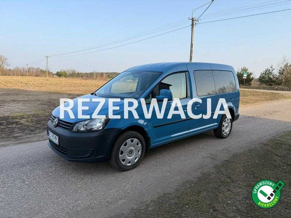 Volkswagen Caddy  2.0 EcoFuel MPI 109 KM MAXI z Nową instalacją LPG