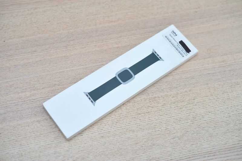 apple watch forest green leather modern buckle