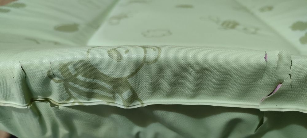 Muda-fraldas portátil + capa tecido turco