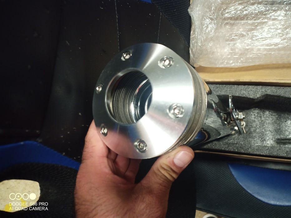 2 Panelas de escape universal para mota