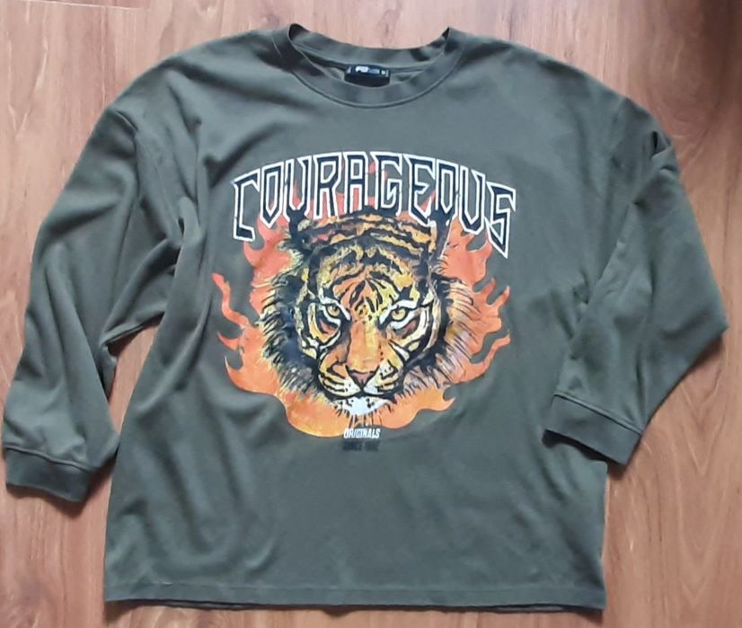 Bluza młodzieżowa khaki, bawelna