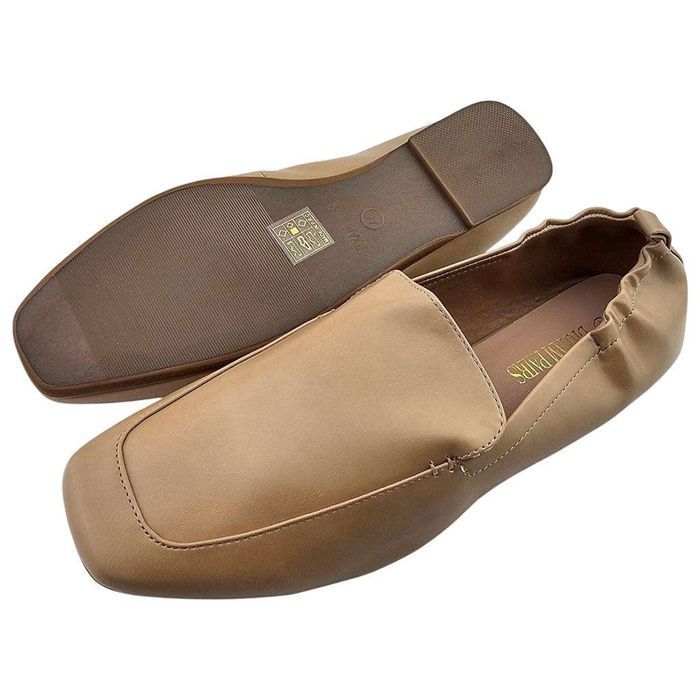 Buty mokasyny baletki damskie 40 khaki beżowe DREAM PAIRS