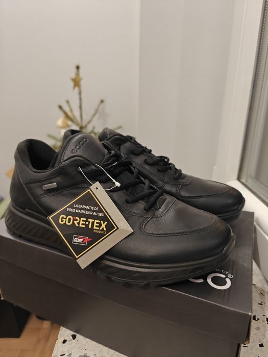 Nowe buty Ecco Exostride M Low Gore-Tex, skóra Yak, rozmiar 42