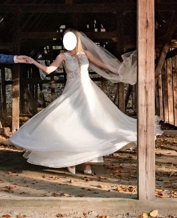 Suknia ślubna rozm 32/34