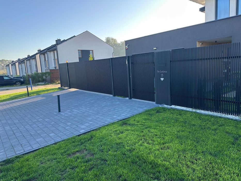 Mszana Dolna - ogrodzenie grzebieniowe