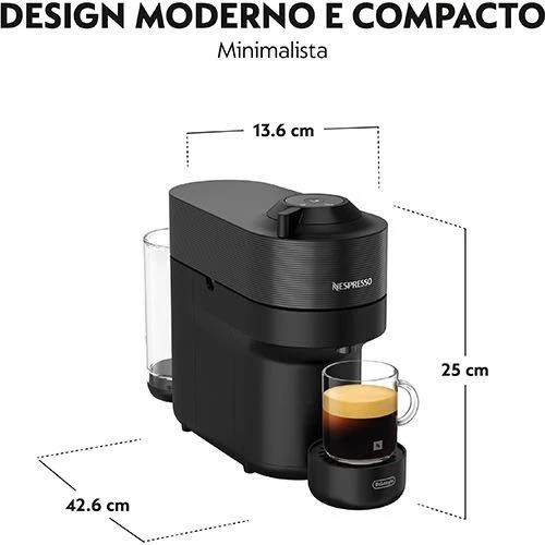 NOVO - Máquina café Nespresso Vertuo Pop - Black