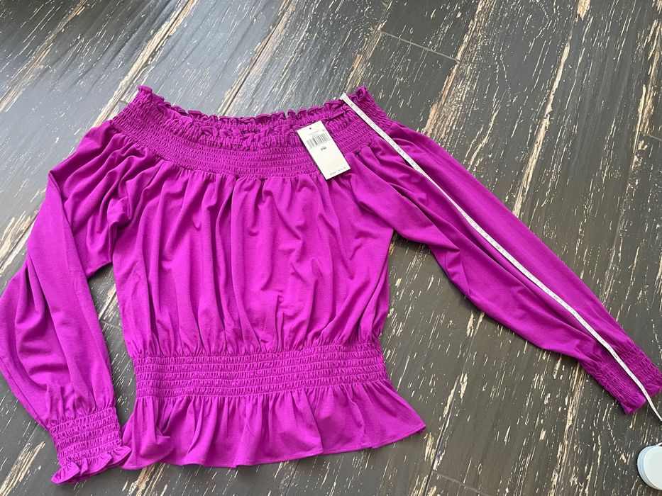 Ralph Lauren Jersey of-the-shoulder top, Топ с открытыми плечами р М