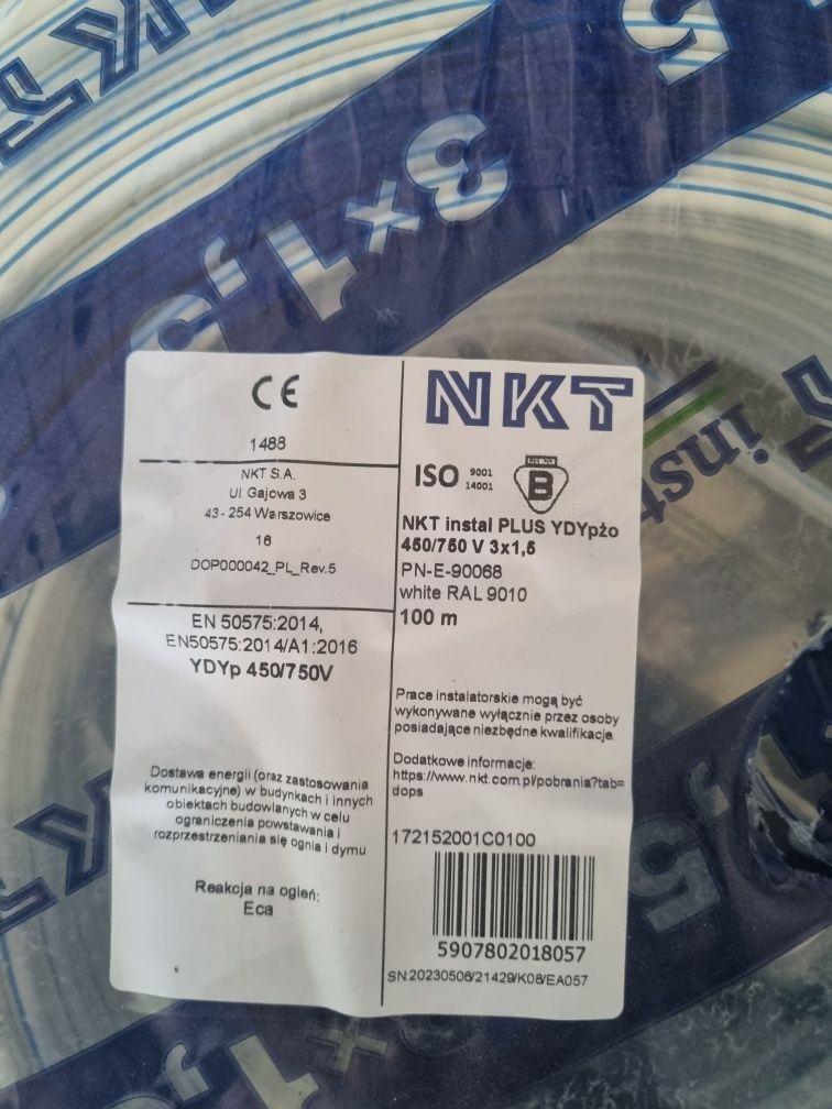 przewód 3x2 5 nkt olx