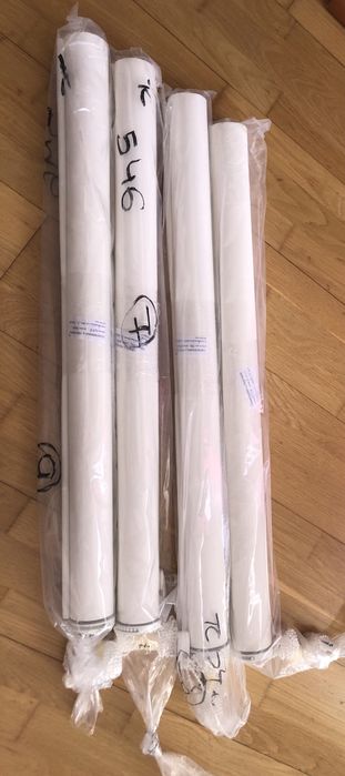 -70%  Estores japoneses / rolo blind 98cm larg. 3m alt. NOVO SELADO