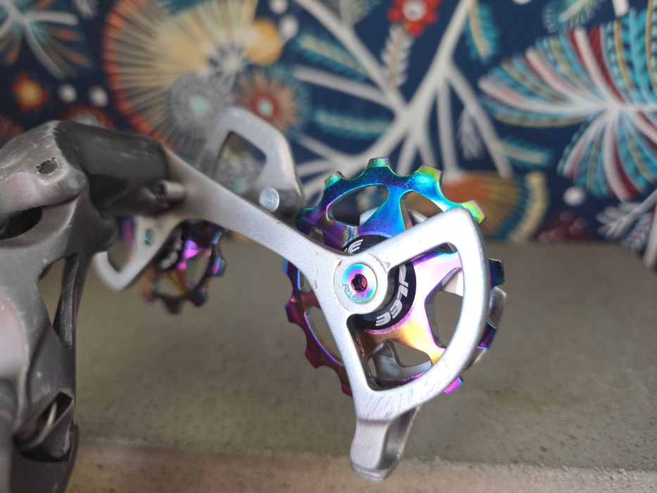 Przerzutka tył Shimano XTR RD-M951 8s biegów/rzędów 3x8 zmodyfikowana