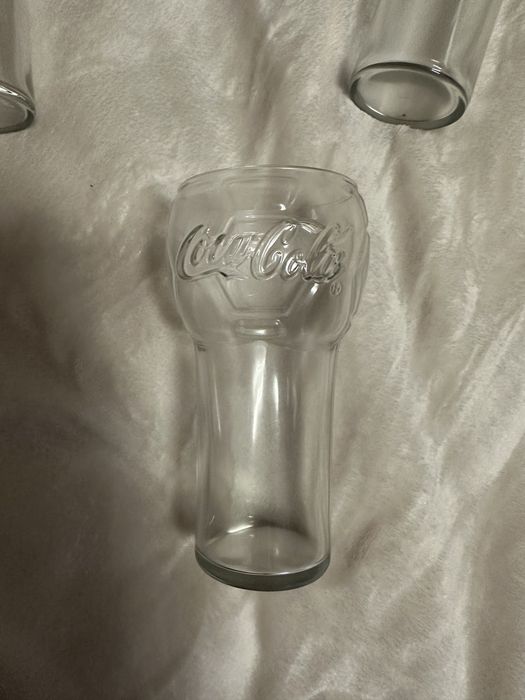 4 copos cocacola de 15 cm novos