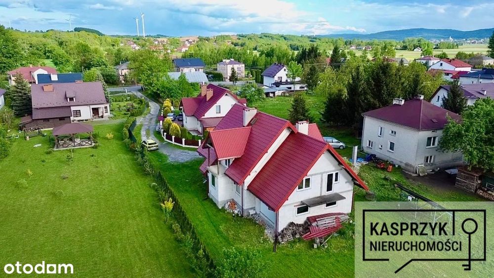 Dom w stanie surowym zamkniętym w gminie Rymanów.