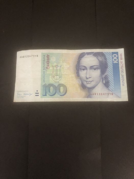 Nota de 100 markos de 1989
