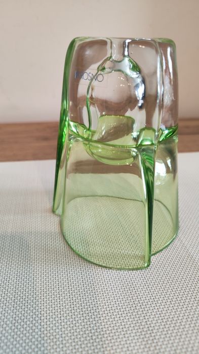 Krosno Wazon, świecznik , szkło, Polska