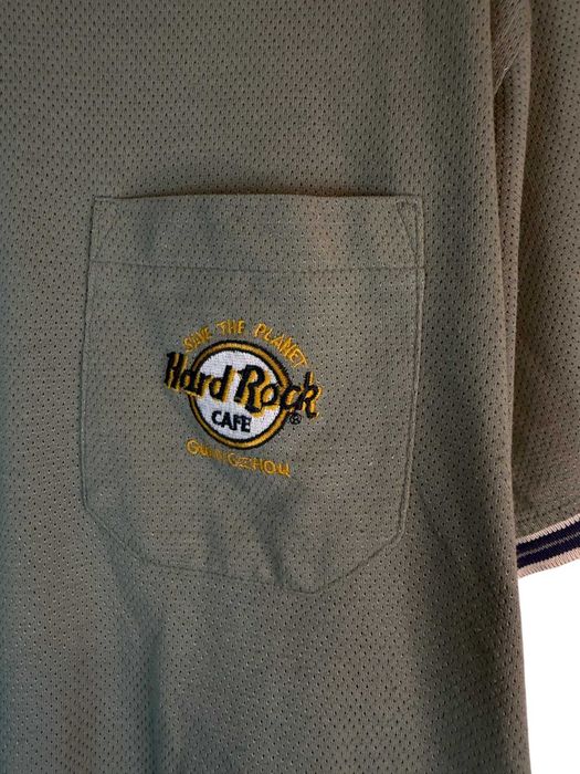 Koszulka hard rock zielona z logiem 2XL