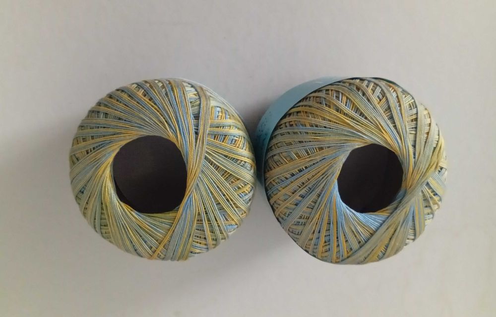 2 Rolos de linha de croché, novos