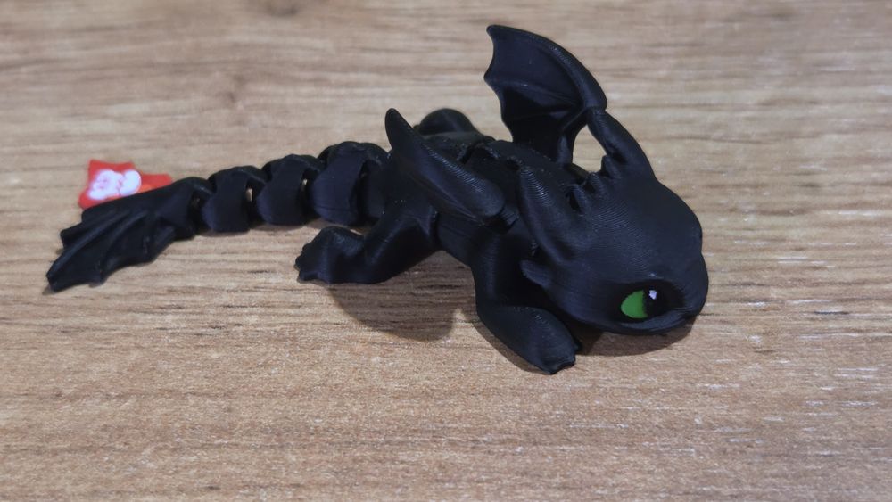 Druk 3D Dragon Szczerbatek