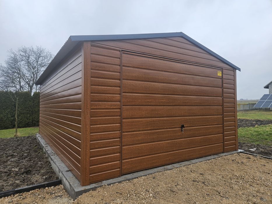 4x6 POM Garaże Blaszane Garaż Blaszany Blaszak Złoty Dąbi Blaszaki