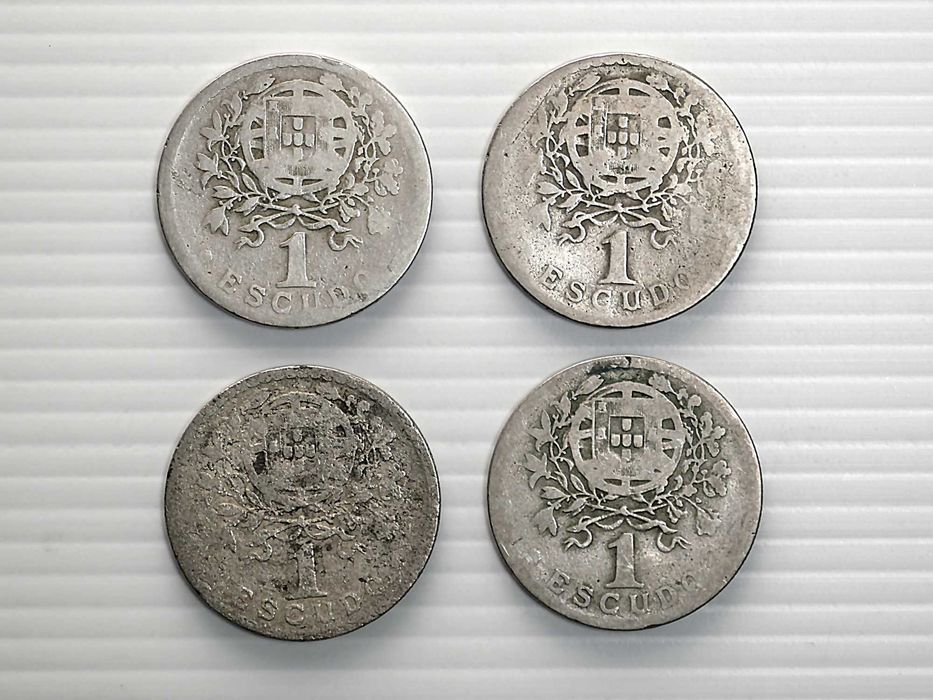 Lote de 4 Moedas 1 Escudo 1930