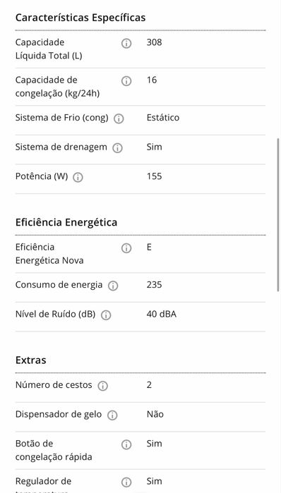 Arca Indesit NOVA embalada
