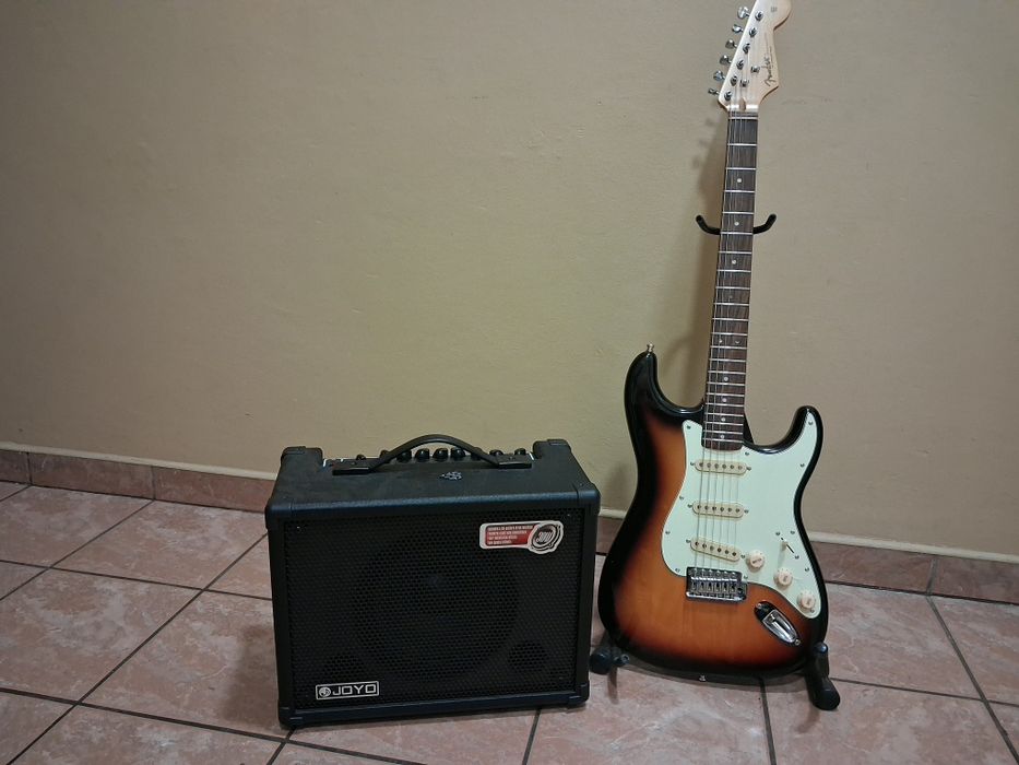 Gitara elektryczna -chińska kopia fendera stratocastera.