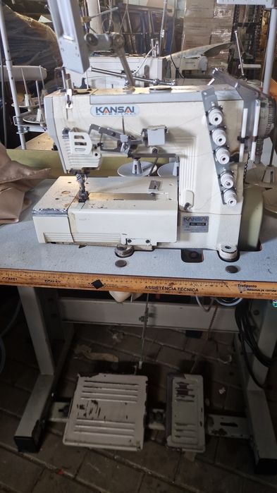 Maquinas de costura e gerador de calor