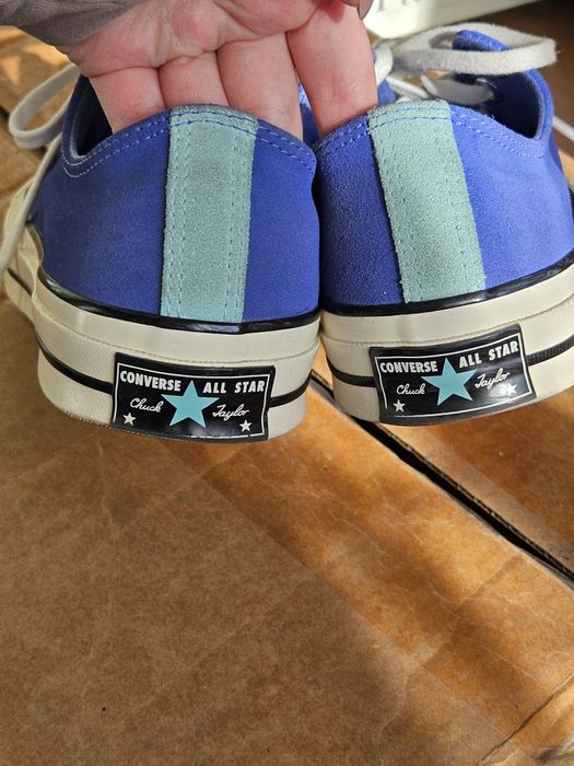 Кеди чоловічі Converse 42 натуральна шкіра замш