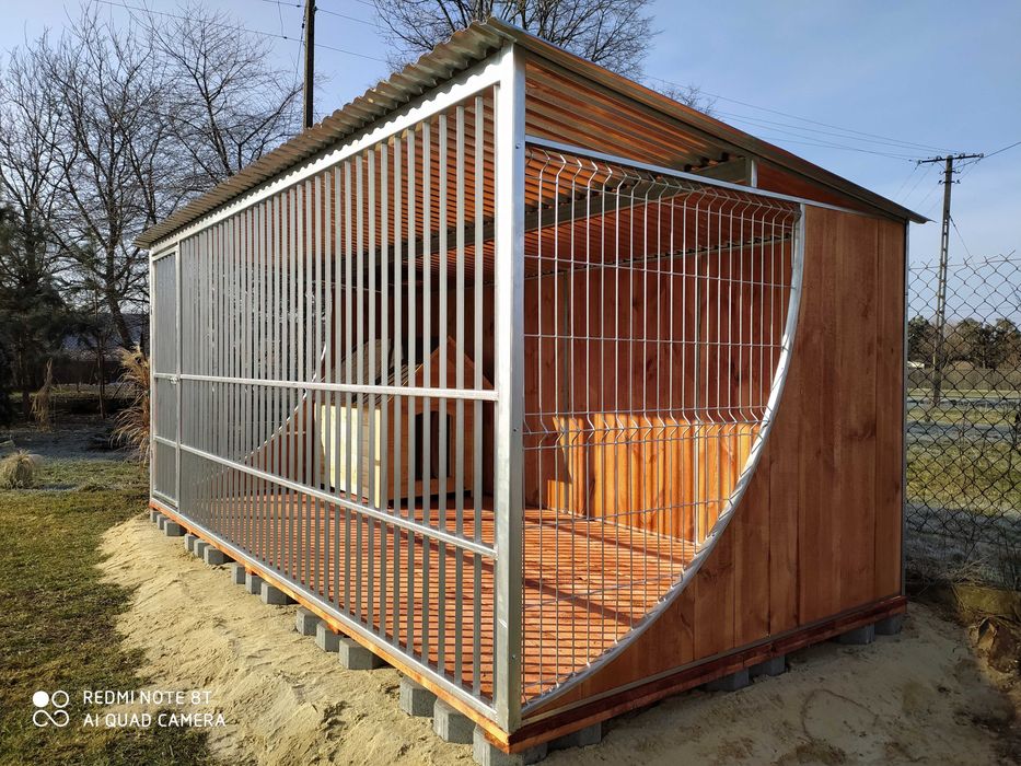 Kojec dla psa nowoczesny ocynkowany Premium 4x2 3x3