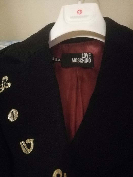 Пальто кашемировое Love Moschino . Италия , оригинал , размер S.