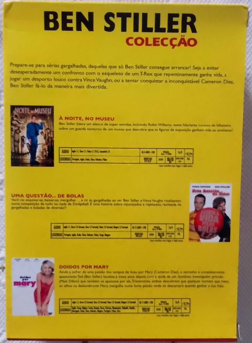 Colecção Ben Stiller - 3 DVDs