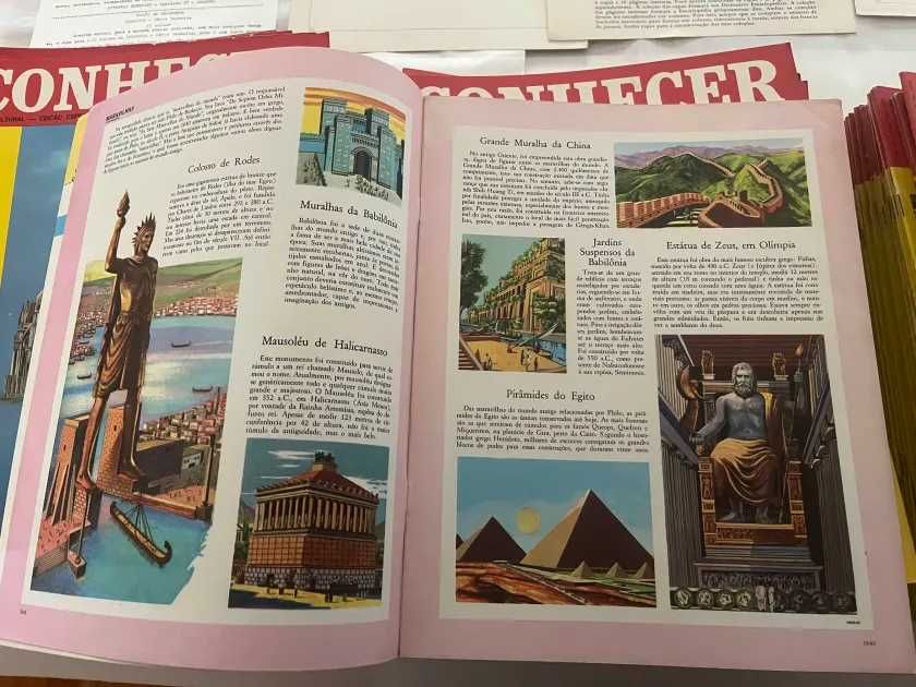 Revistas Conhecer 1966 Enciclopédia 8 Volumes [Coleção toda]